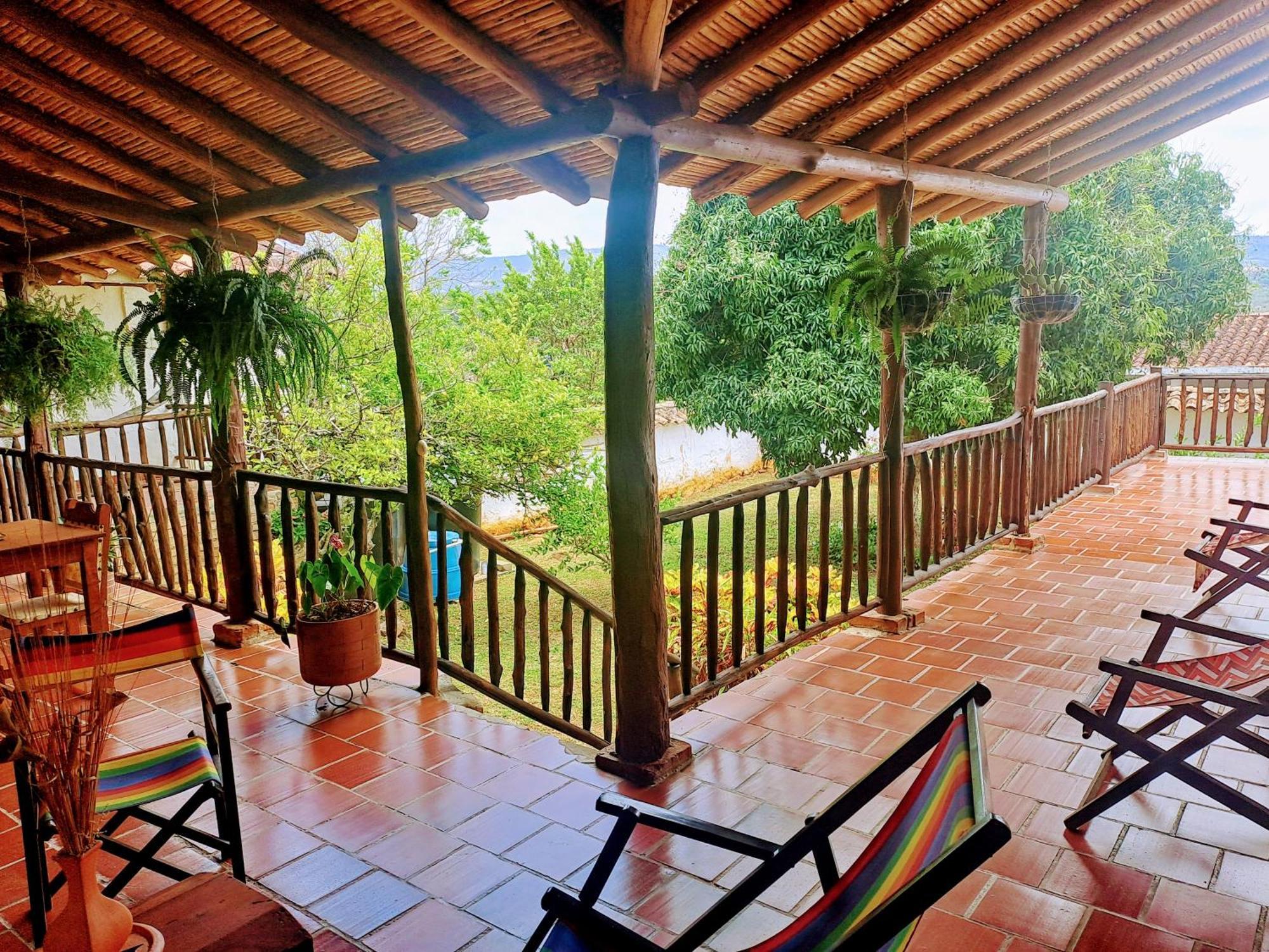 Hospedaje Don Juan Barichara Bagian luar foto