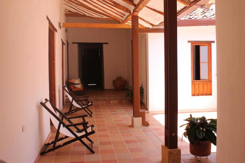 Hospedaje Don Juan Barichara Bagian luar foto
