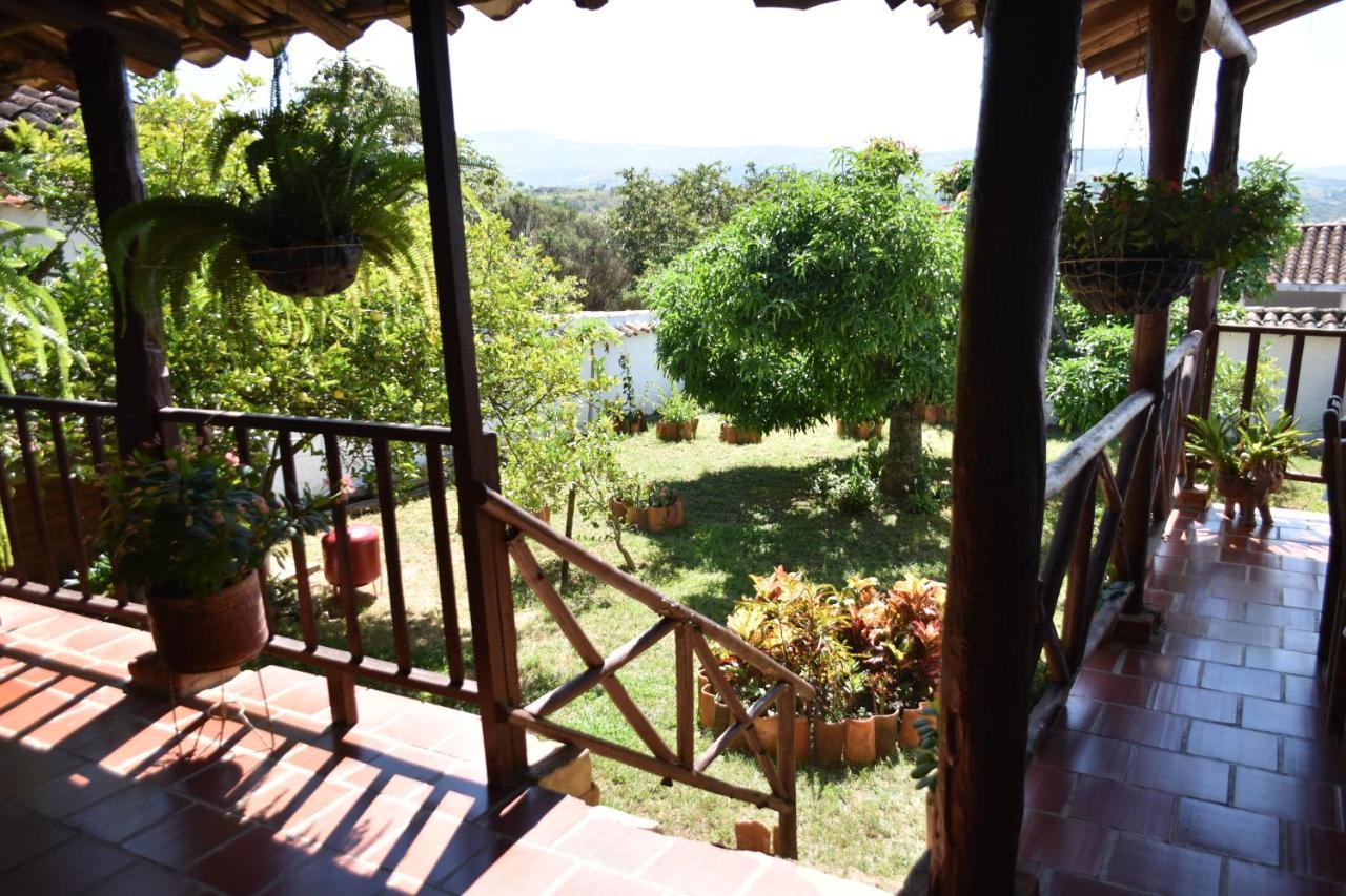 Hospedaje Don Juan Barichara Bagian luar foto